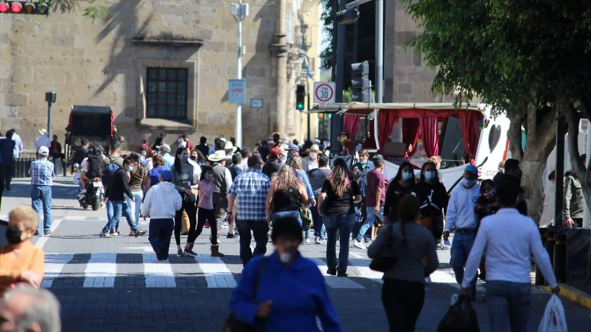 Población en el Centro Histórico